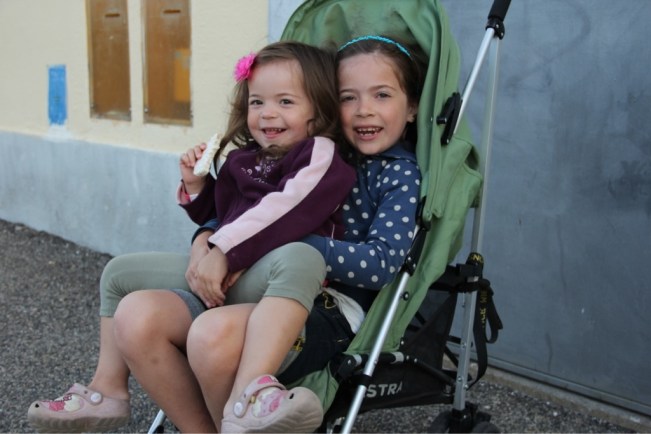 Warten auf den Pendelzug