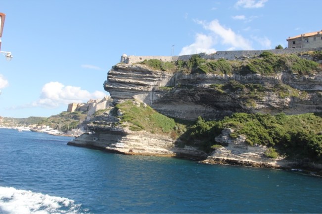 Einfahrt nach Bonifacio (2)