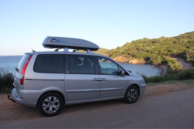 Der Weg zum Campingplatz "La Chiappa"