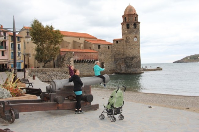 Die drei Damen in Collioure
