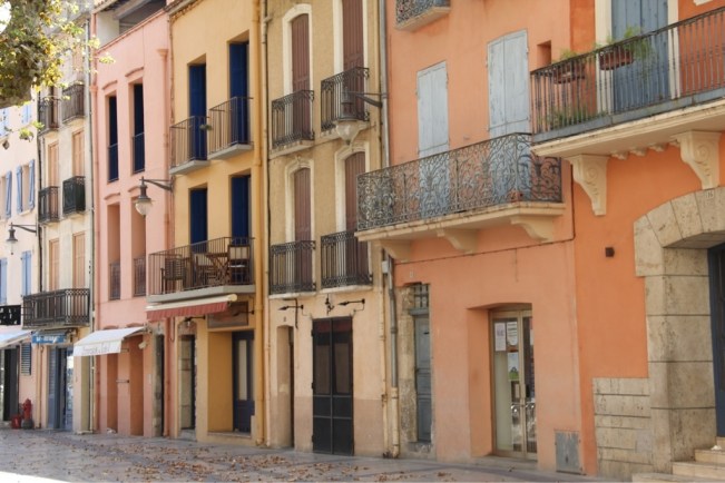 Häuserzeile in Collioure