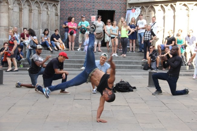 Spontane Breakdance-Show 1