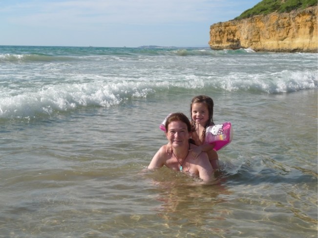 Juanita und Penelope in Waikiki