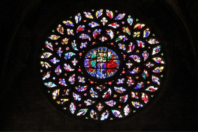 Fenster in der Kirche Santa Maria del Mar