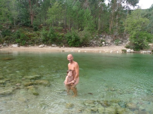 Kühles Bad in der Solenzara