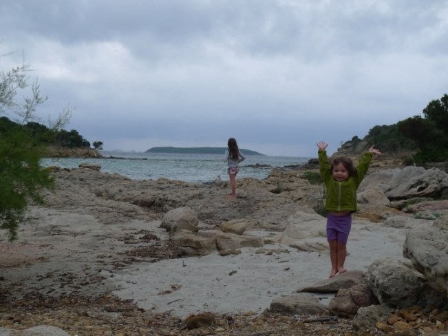 Stürmischer Tag an unserer 30 Minuten- Bucht