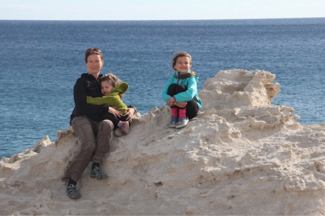 Juanita, Esmeralda und Penelope am Cabo de Gata