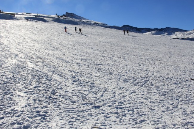 Schnee auf 2600m Höhe