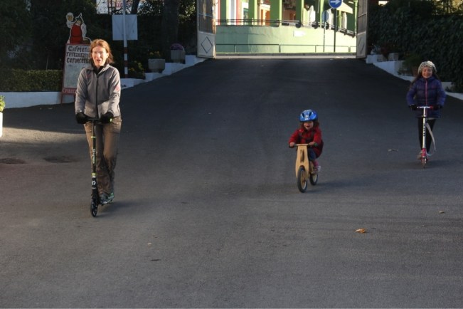 Geburtstagsausfahrt mit dem neuen Scooter