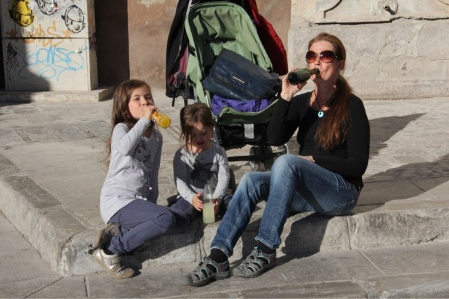 Unser Lieblingsplatz in der Nachmittagssonne