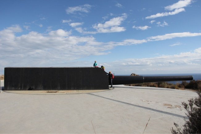 Riesenkanone zum Glück nicht mehr in Betrieb