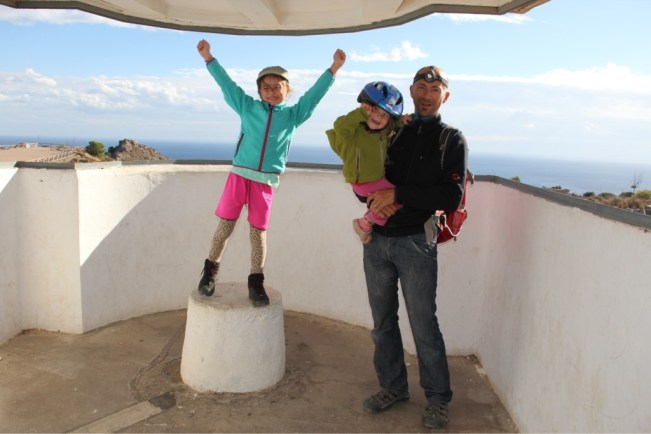 Von hier wurde die Kanone bedient...