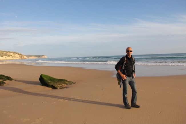 Esteban geniesst die portugiesische Dezembersonne