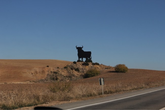 "Osborne"-Torro am Weg nach Sevilla