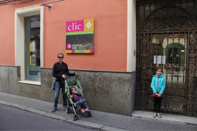 Vor Juanita's ehemaliger Sprachschule