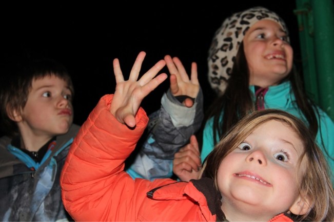 Die Kids waren bis zum Ende mit dabei