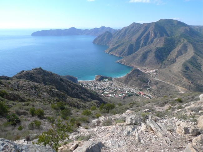 Blick vom Gipfel auf El Portus 