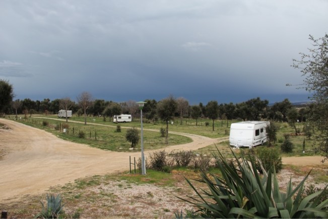 Der Campingplatz in schöner Lage