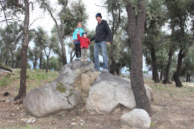 Les Pedres heißt "Felsen" - die sind hier überall
