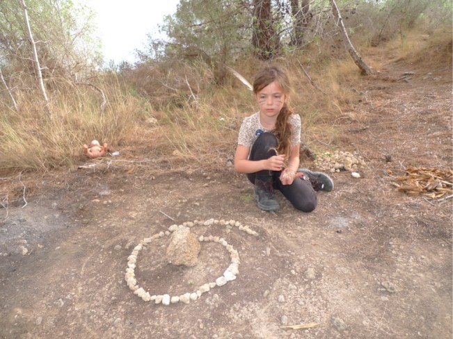Nächstes Waldprojekt: Mandala legen