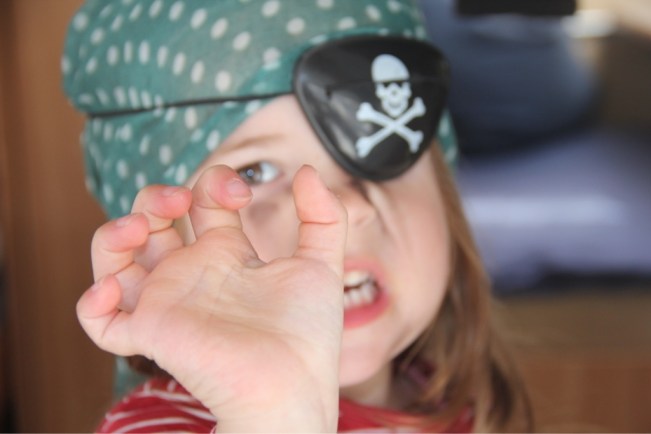 Ein schrecklicher Pirat!