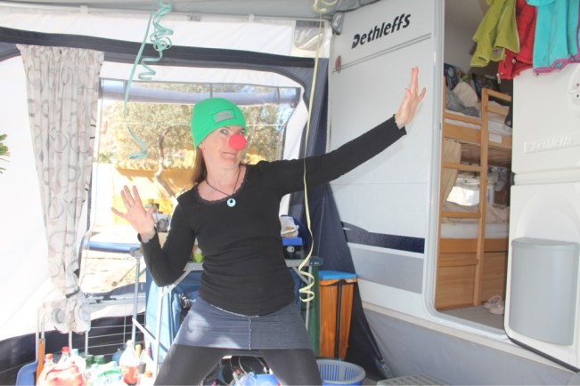 Wenn es ums Feiern geht, ist Juanita immer zur Stelle!