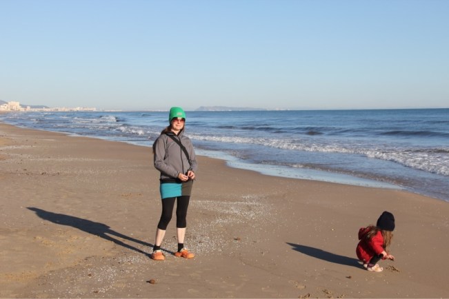 Morgendlicher Strandspaziergang in Oliva