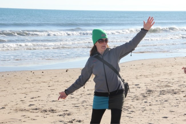 Juanita's Lieblingsposing