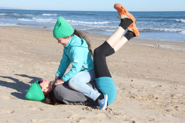 Jetzt bin aber ich einmal oben!