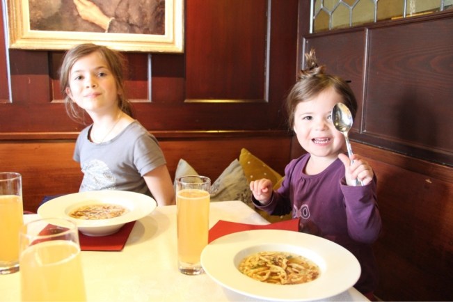 Flädlesuppe wie zu Hause!