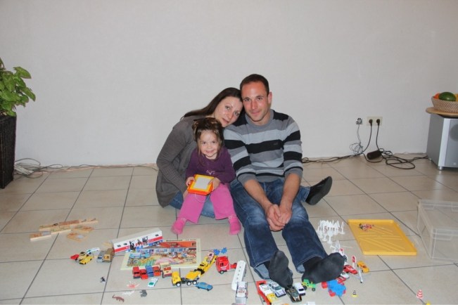 Sonja und Marcel mit Penelope