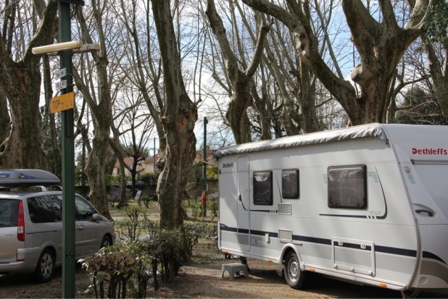 Unser zentrumsnaher Stellplatz 