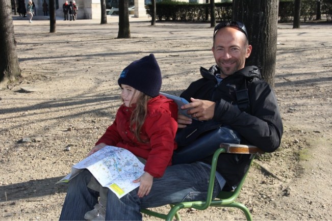 Pause im Jardin des Tuileries