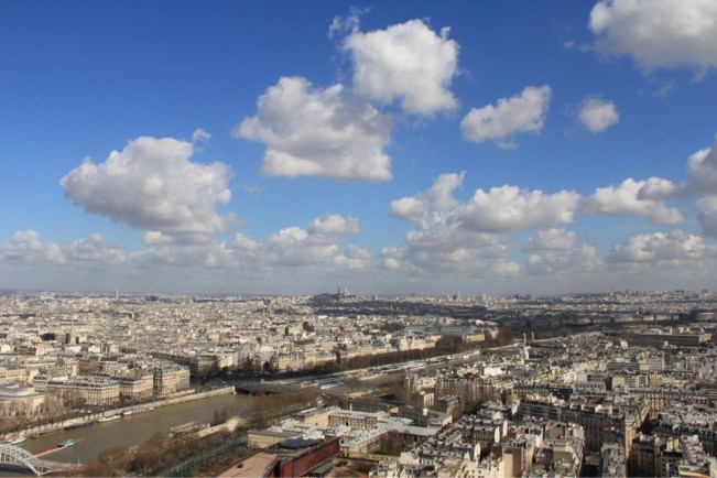 nach Norden mit Montmartre